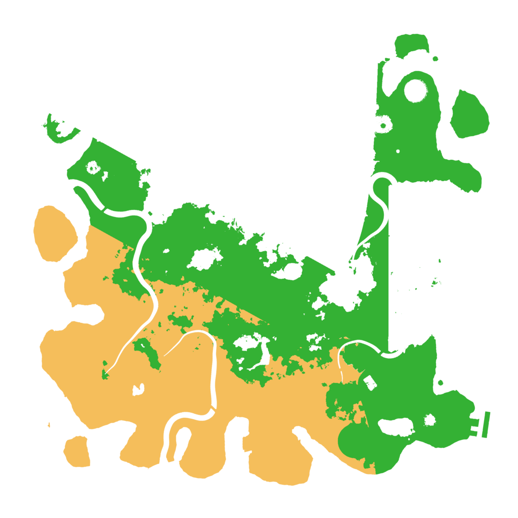 Biome Rust Map: Procedural Map, Size: 4000, Seed: 32832845
