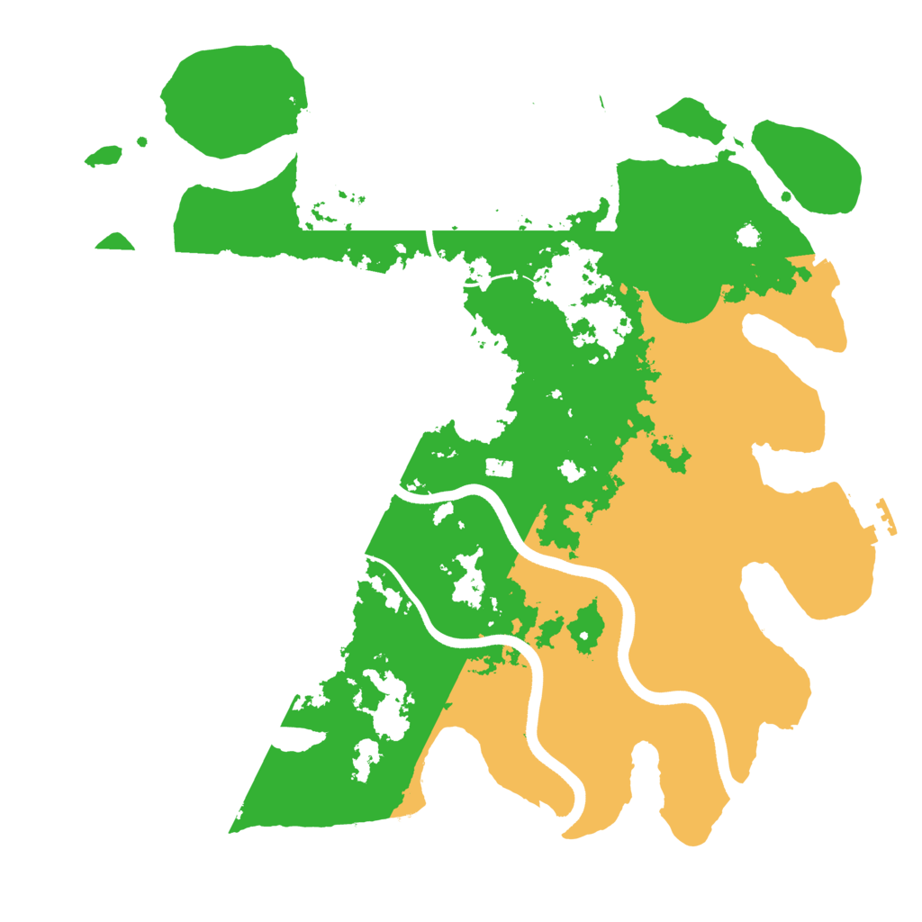 Biome Rust Map: Procedural Map, Size: 3650, Seed: 30834102