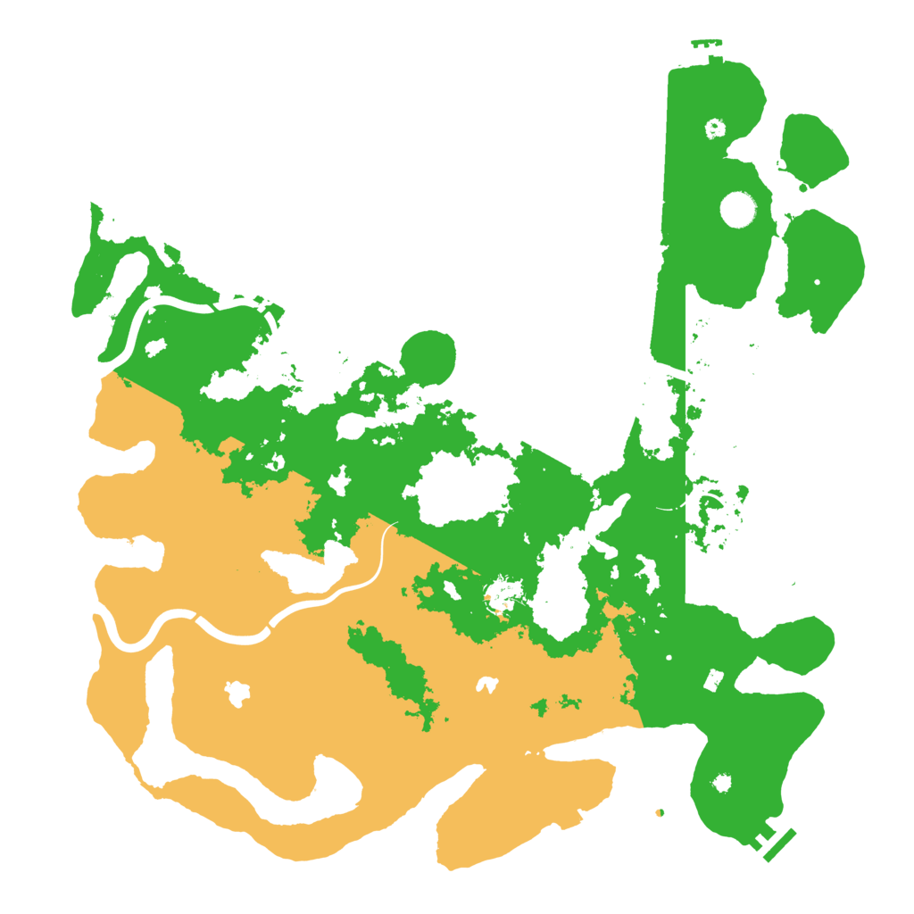 Biome Rust Map: Procedural Map, Size: 4500, Seed: 376410116
