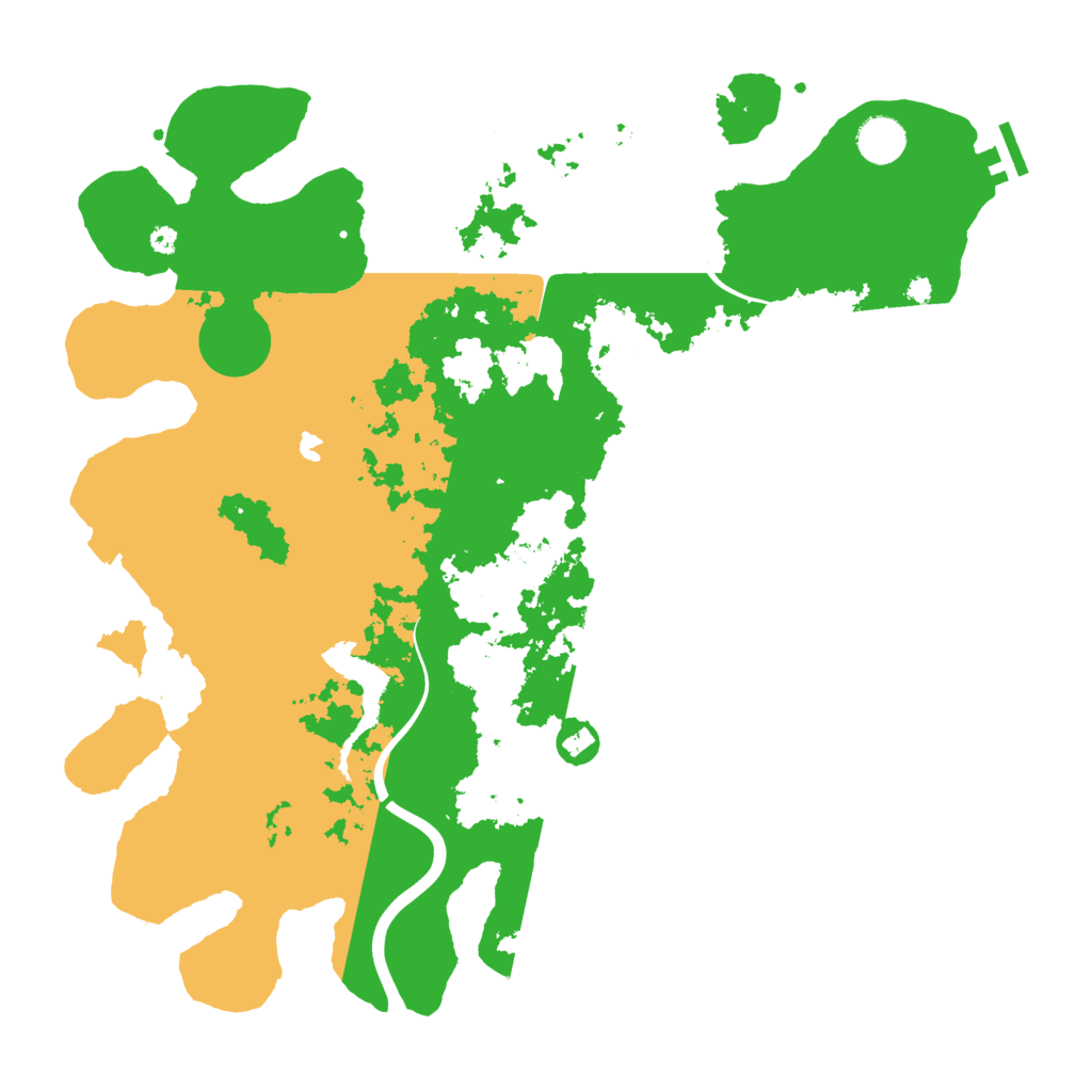 Biome Rust Map: Procedural Map, Size: 4000, Seed: 1354509290