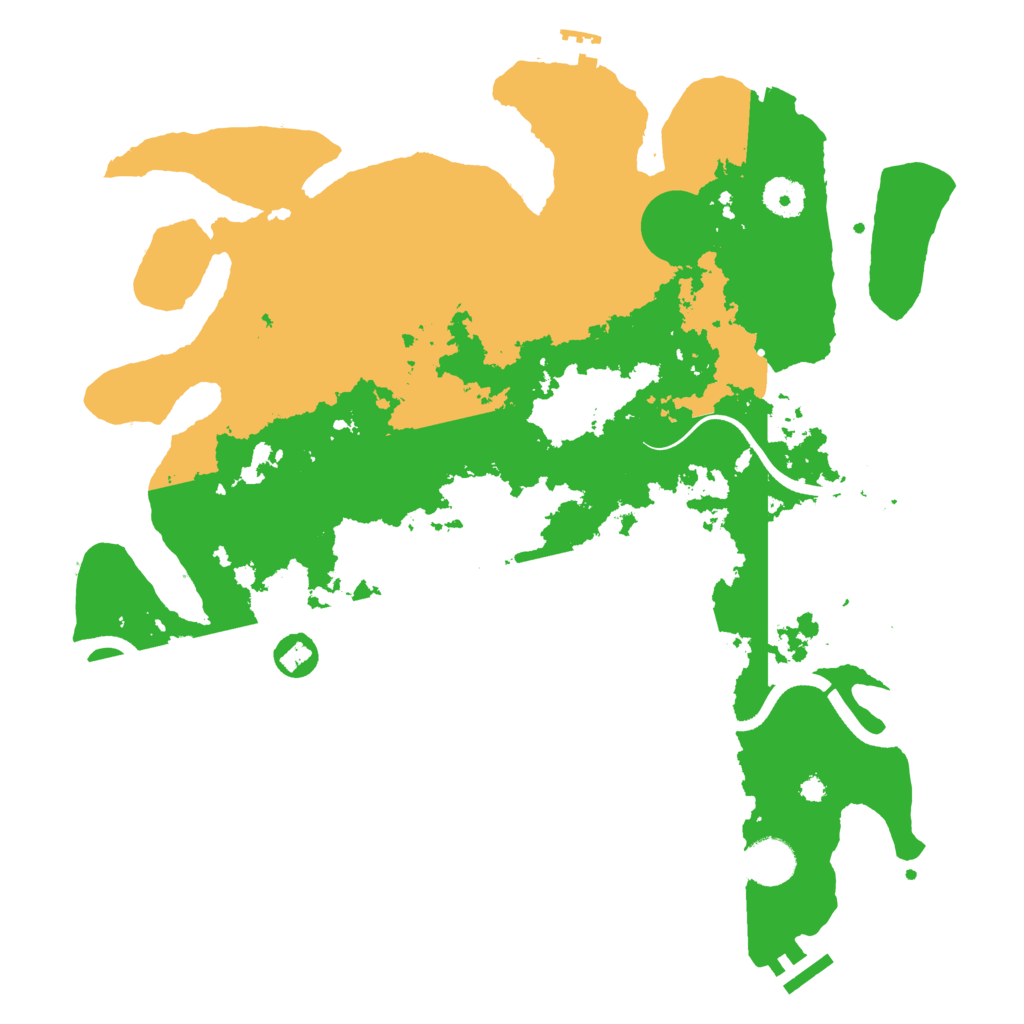 Biome Rust Map: Procedural Map, Size: 3750, Seed: 461760325