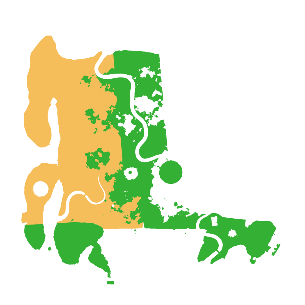 Biome Rust Map: Procedural Map, Size: 3500, Seed: 130140019