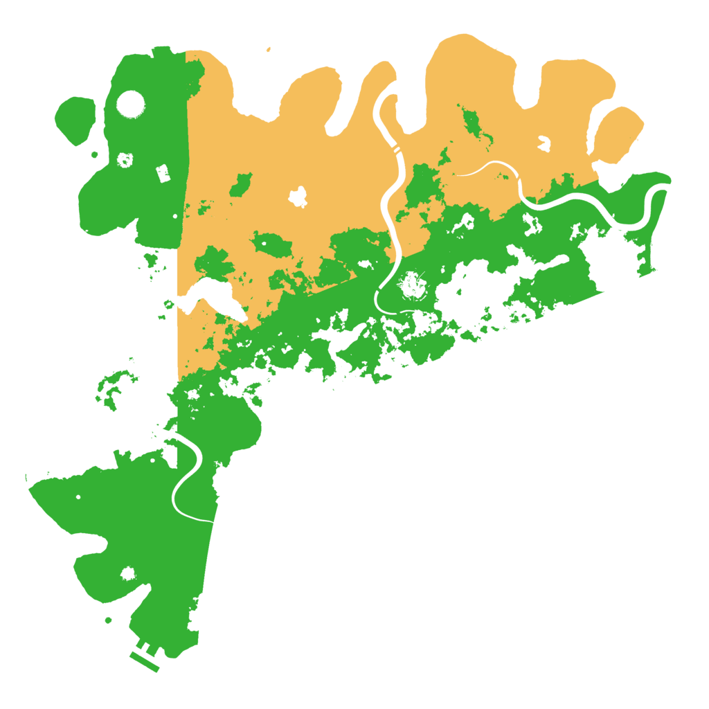 Biome Rust Map: Procedural Map, Size: 4500, Seed: 1724045047