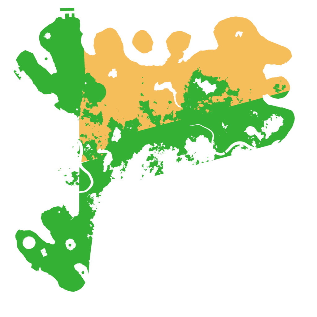 Biome Rust Map: Procedural Map, Size: 4500, Seed: 238737727