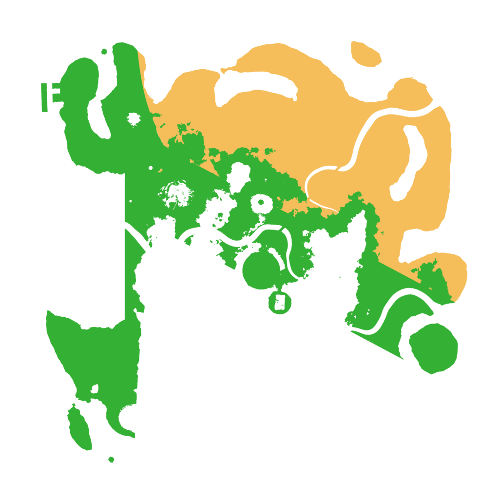 Biome Rust Map: Procedural Map, Size: 3500, Seed: 763727258