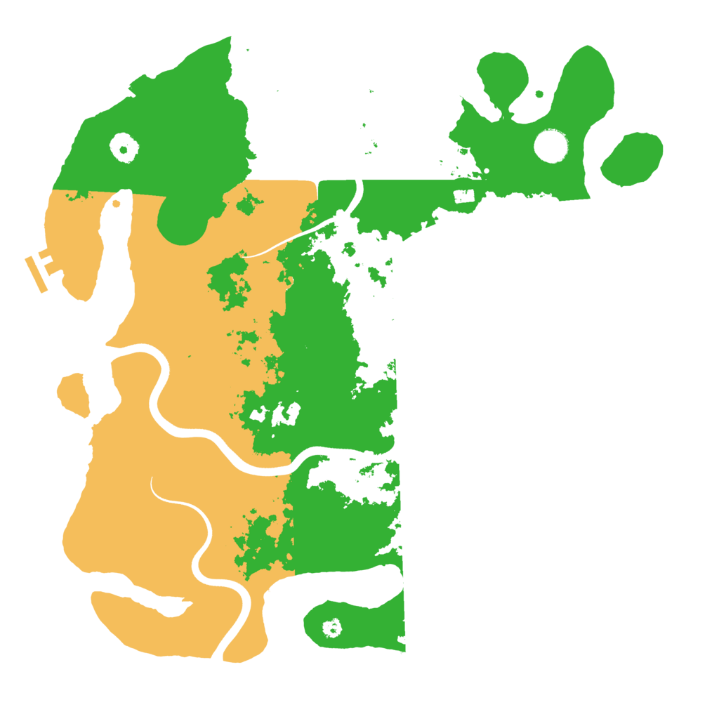 Biome Rust Map: Procedural Map, Size: 3800, Seed: 30226683