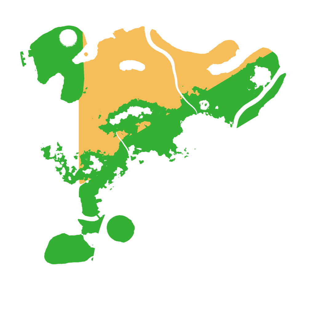 Biome Rust Map: Procedural Map, Size: 3200, Seed: 1681510081