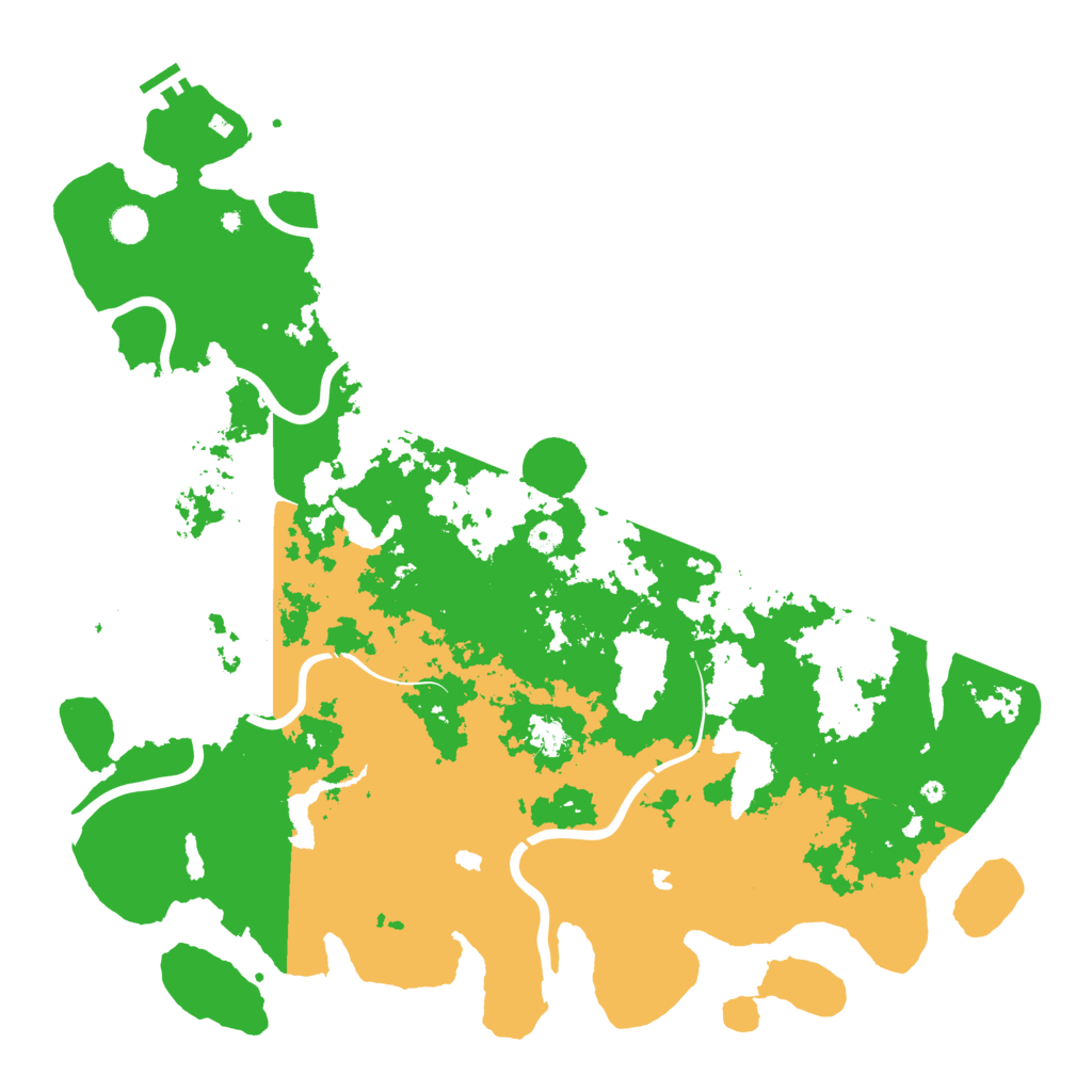 Biome Rust Map: Procedural Map, Size: 5000, Seed: 1300723027