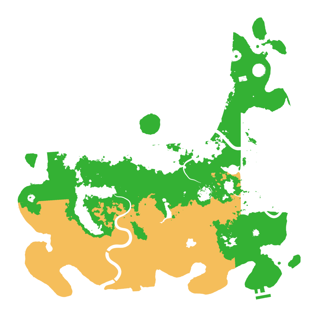 Biome Rust Map: Procedural Map, Size: 4300, Seed: 1427120210