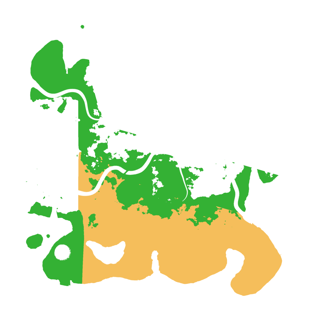 Biome Rust Map: Procedural Map, Size: 3500, Seed: 1134260155