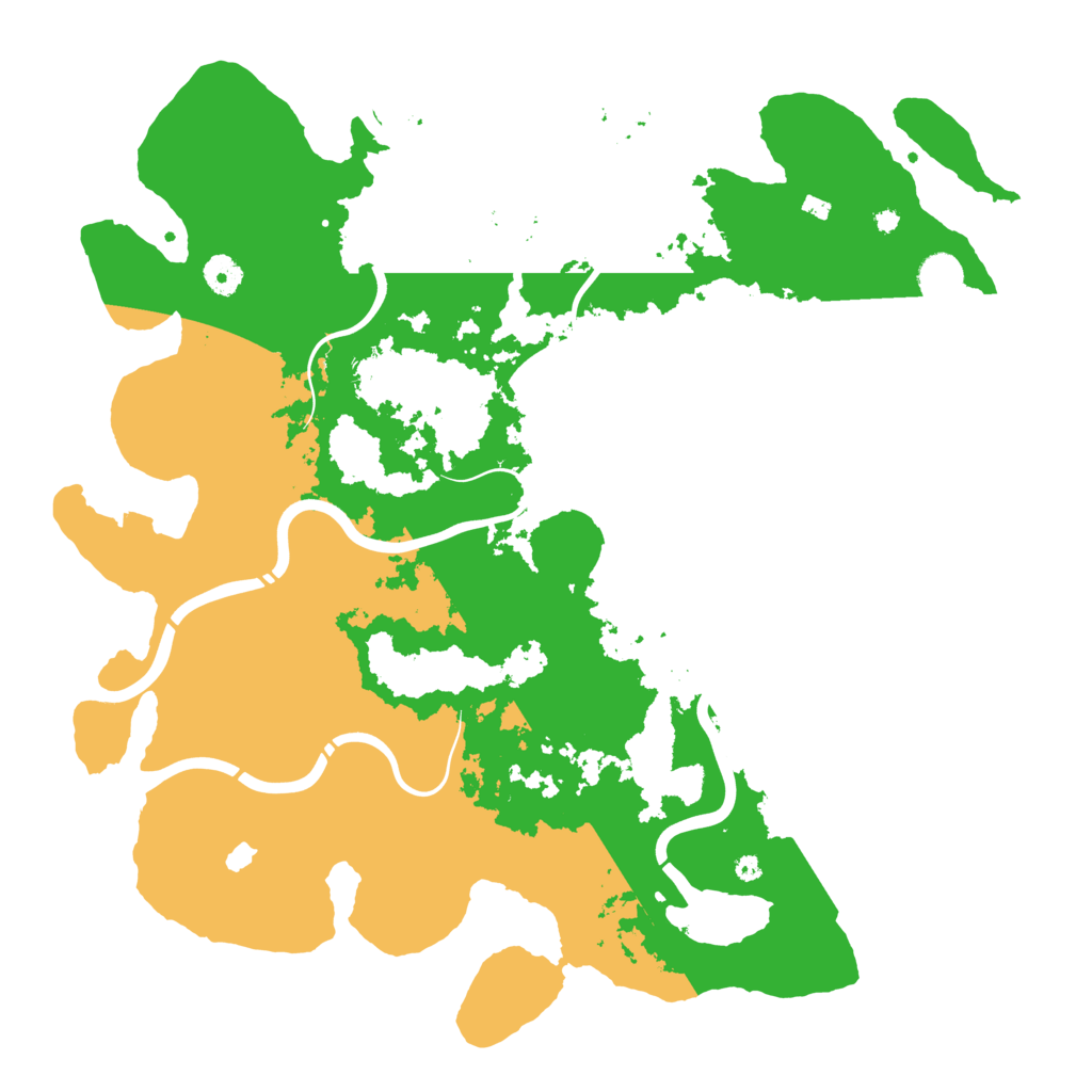 Biome Rust Map: Procedural Map, Size: 4250, Seed: 1245667653