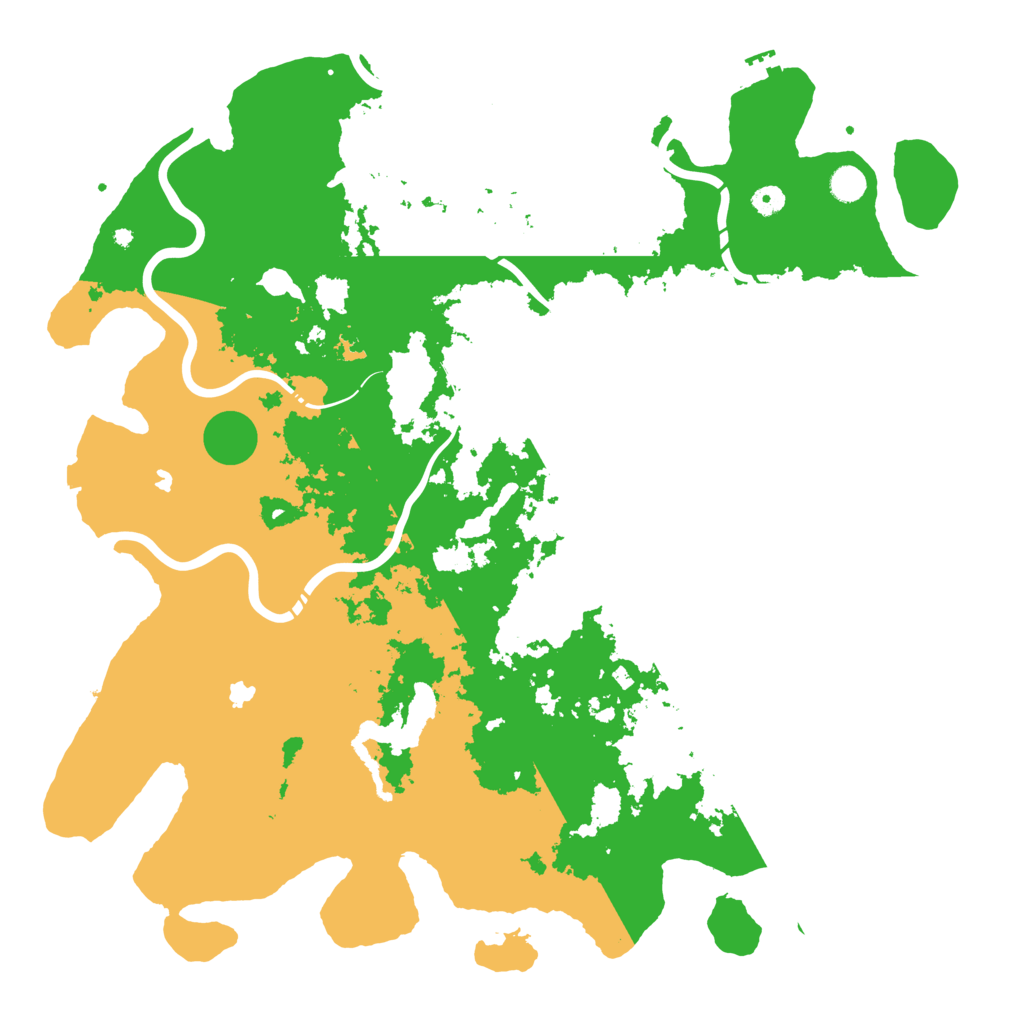 Biome Rust Map: Procedural Map, Size: 5000, Seed: 20250602