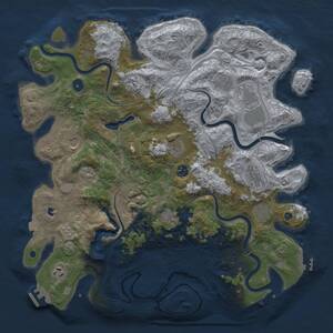 Thumbnail Rust Map: Procedural Map, Size: 4250, Seed: 783236461, 17 Monuments