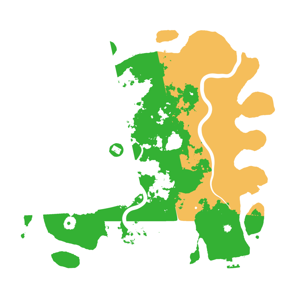 Biome Rust Map: Procedural Map, Size: 3500, Seed: 627536195