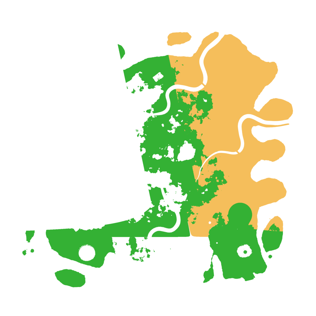 Biome Rust Map: Procedural Map, Size: 3500, Seed: 627536195