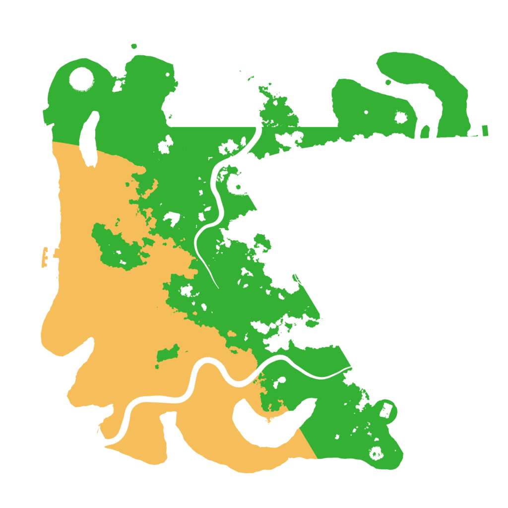 Biome Rust Map: Procedural Map, Size: 3750, Seed: 516130251