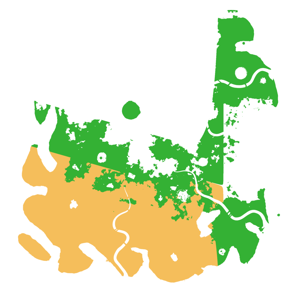 Biome Rust Map: Procedural Map, Size: 4500, Seed: 1754348114