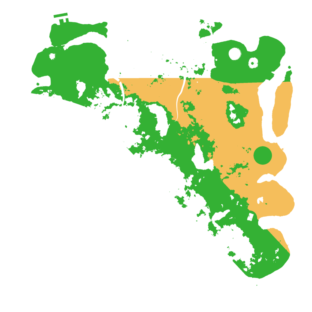 Biome Rust Map: Procedural Map, Size: 4500, Seed: 504039066