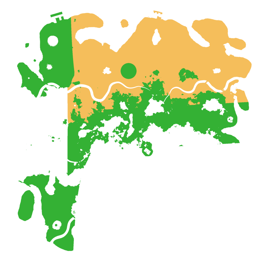 Biome Rust Map: Procedural Map, Size: 4500, Seed: 414452713