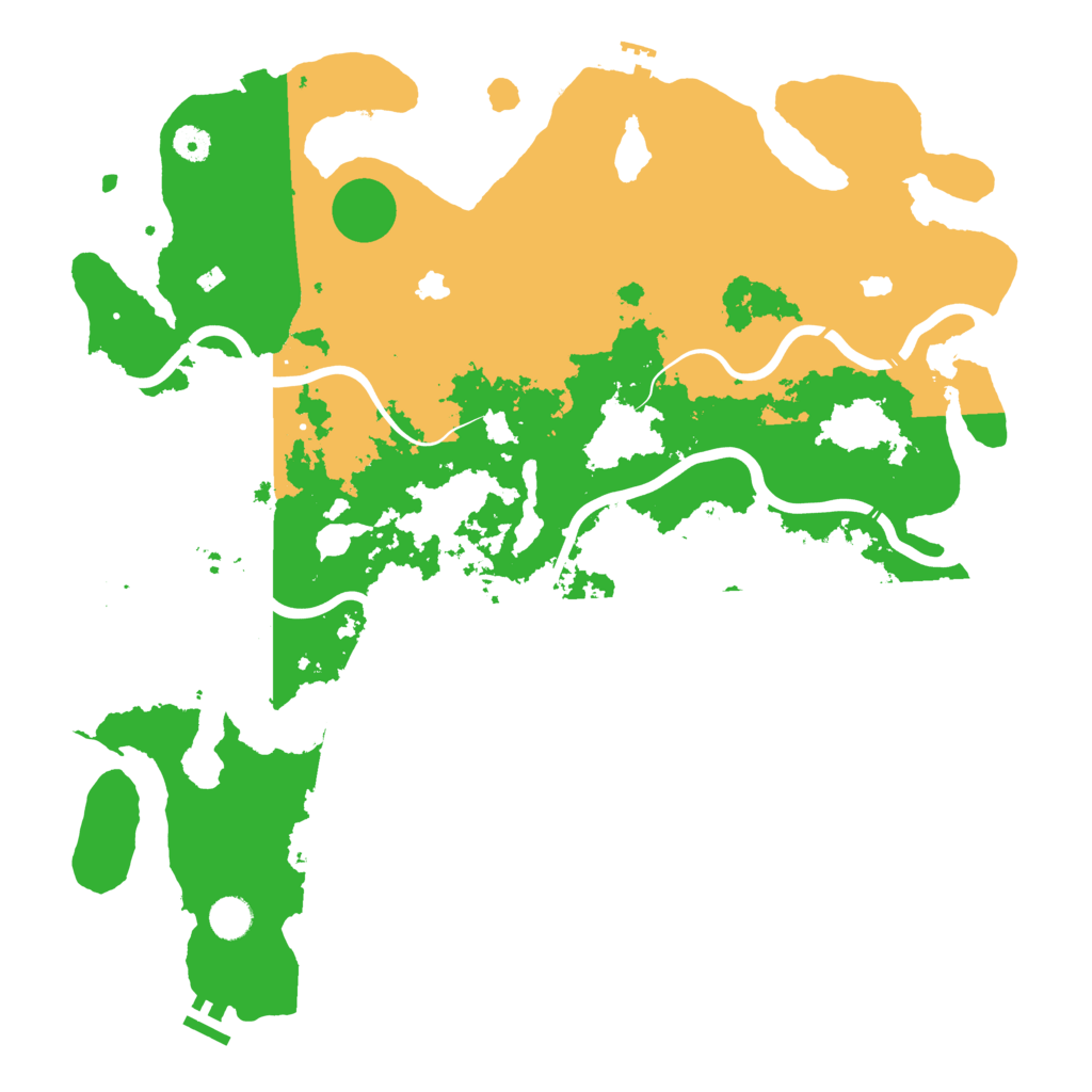 Biome Rust Map: Procedural Map, Size: 4500, Seed: 414452713