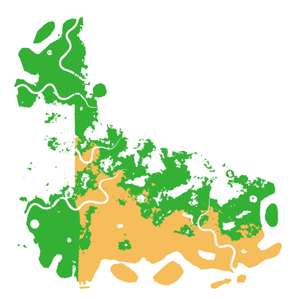 Biome Rust Map: Procedural Map, Size: 6000, Seed: 1619289159