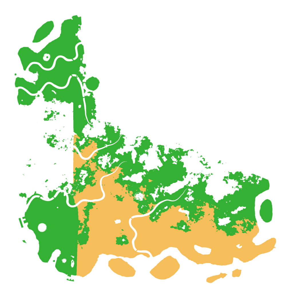 Biome Rust Map: Procedural Map, Size: 6000, Seed: 1619289159