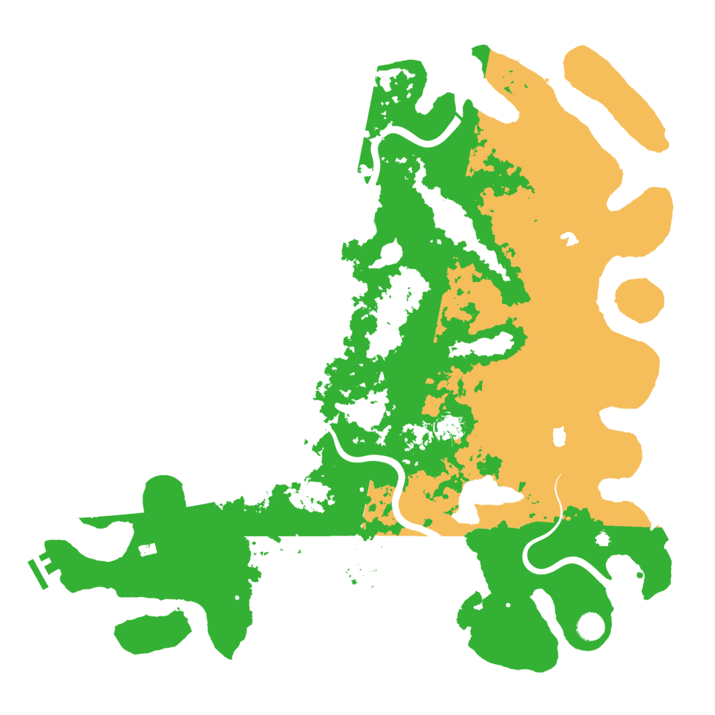 Biome Rust Map: Procedural Map, Size: 4500, Seed: 696752173
