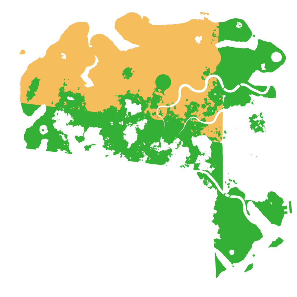 Biome Rust Map: Procedural Map, Size: 5000, Seed: 588877165