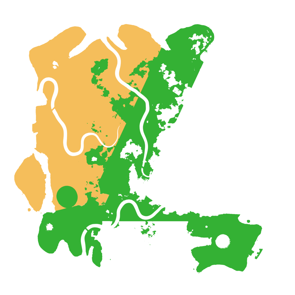Biome Rust Map: Procedural Map, Size: 3750, Seed: 44437093