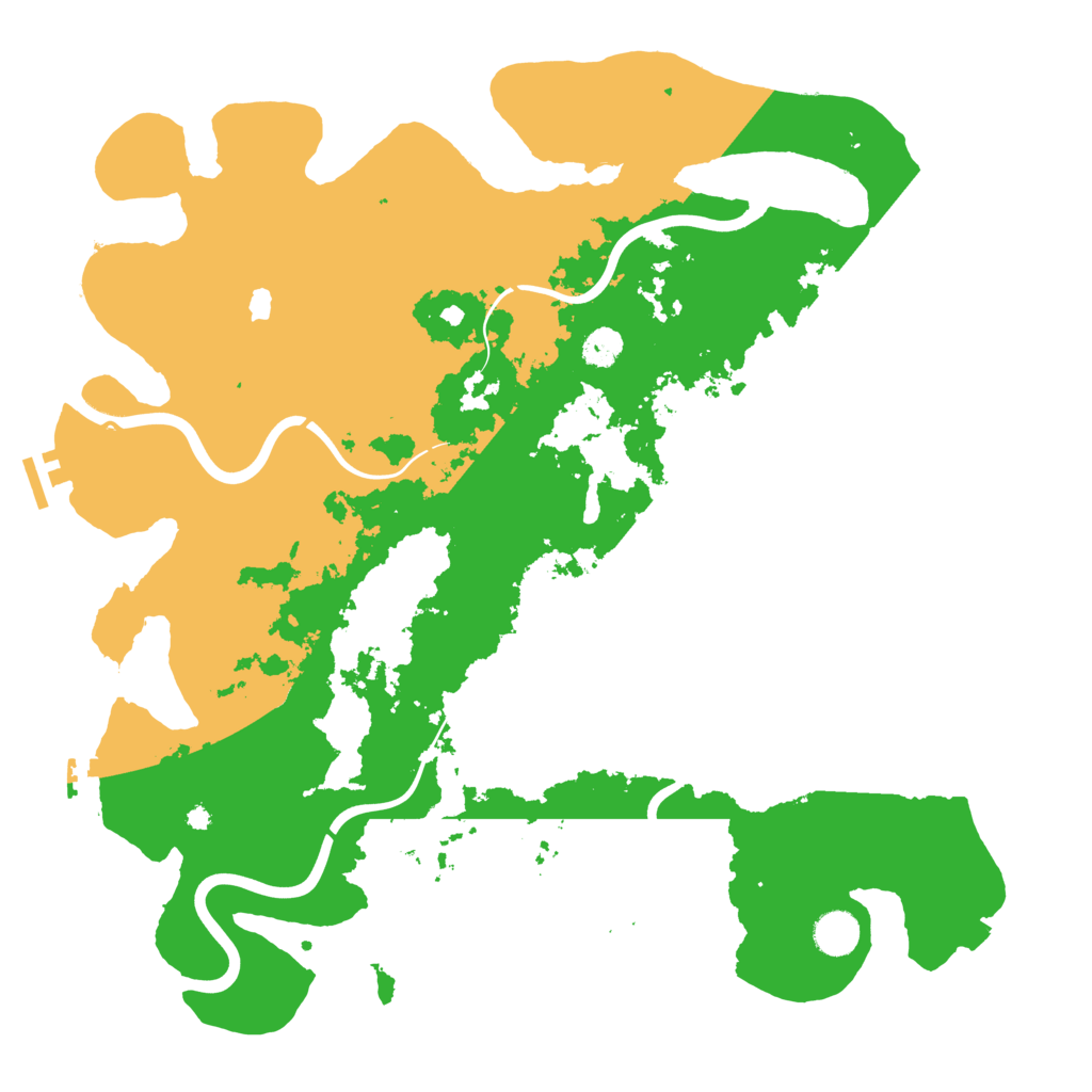 Biome Rust Map: Procedural Map, Size: 4200, Seed: 1458197426