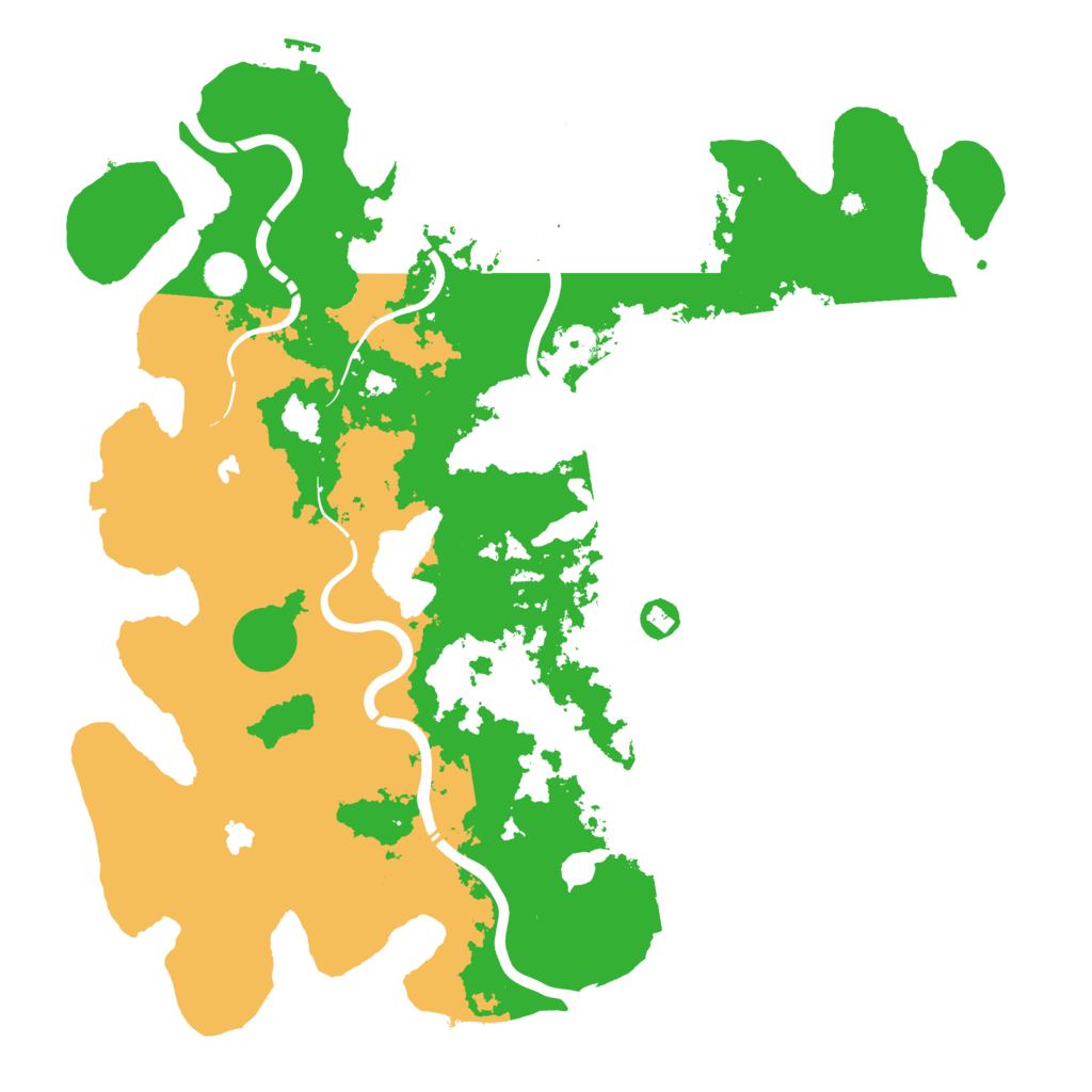 Biome Rust Map: Procedural Map, Size: 4500, Seed: 173491277