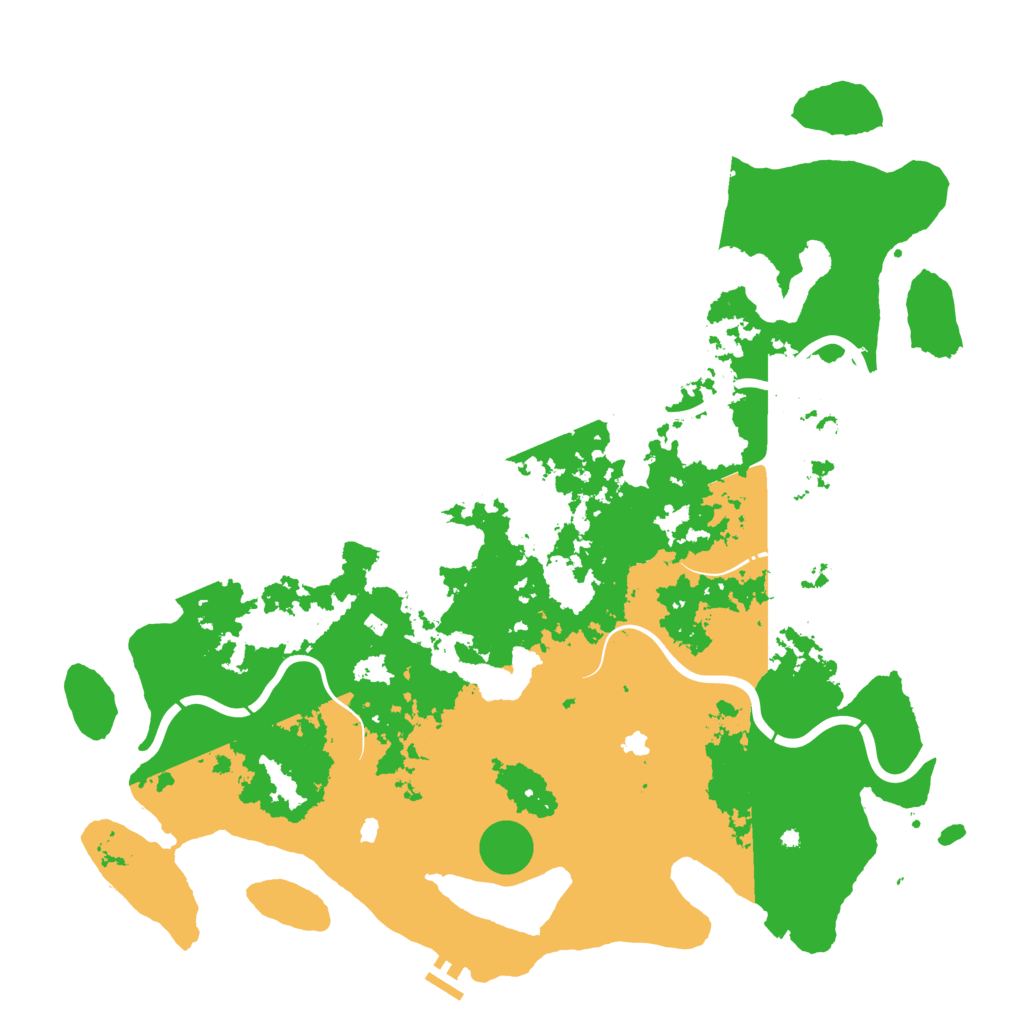Biome Rust Map: Procedural Map, Size: 5000, Seed: 1896993174