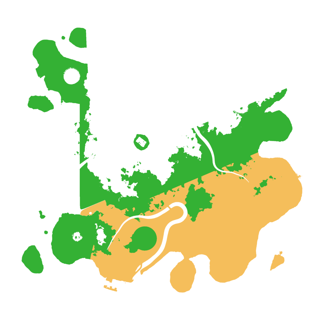 Biome Rust Map: Procedural Map, Size: 3500, Seed: 180955988