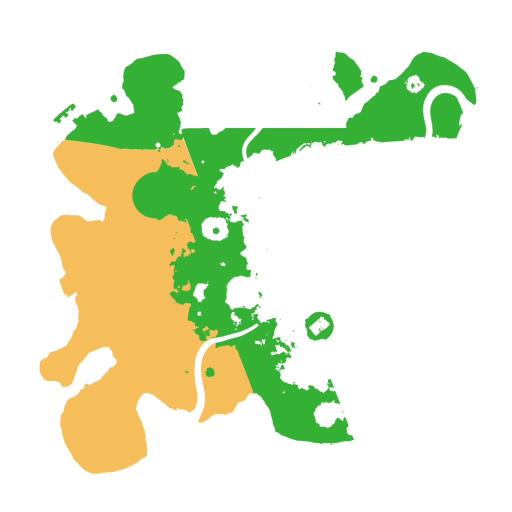 Biome Rust Map: Procedural Map, Size: 3000, Seed: 12375
