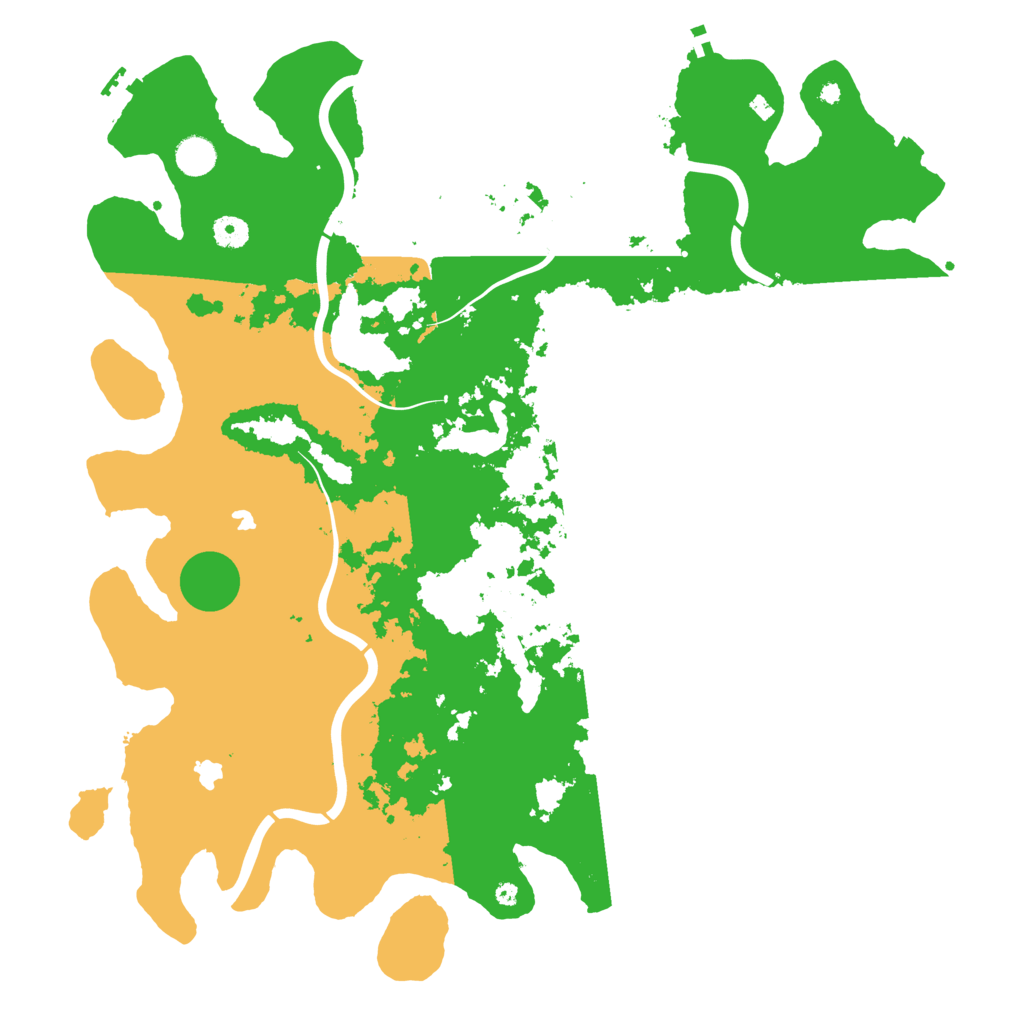 Biome Rust Map: Procedural Map, Size: 4500, Seed: 1999215942