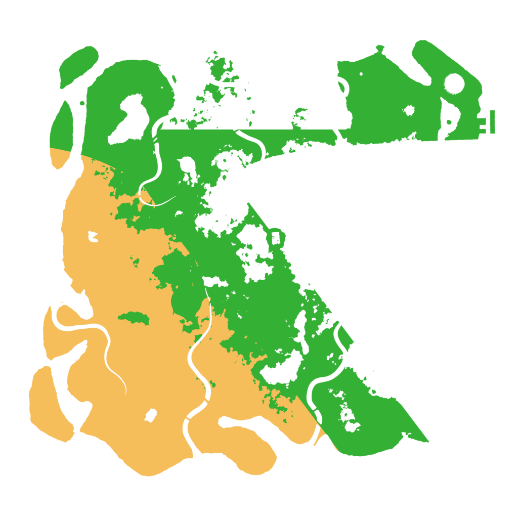 Biome Rust Map: Procedural Map, Size: 4500, Seed: 1629082527