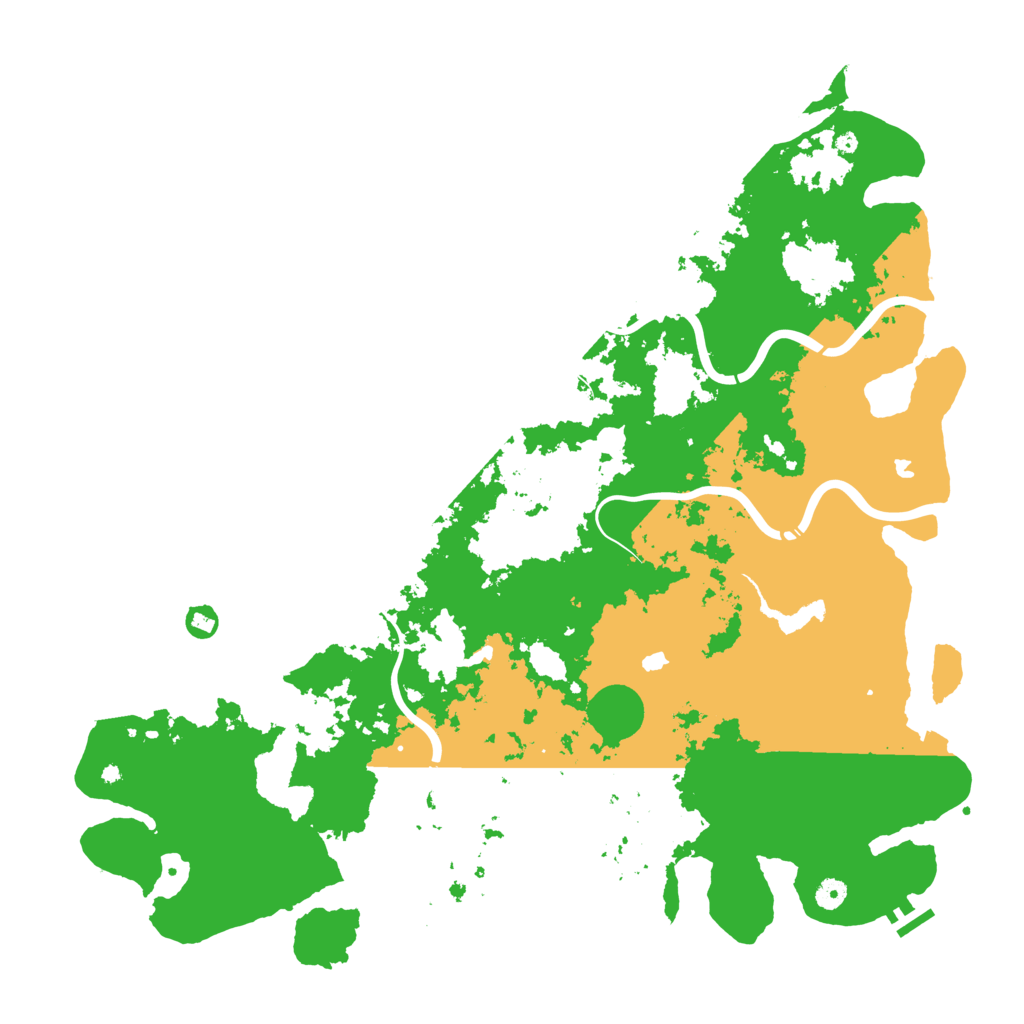 Biome Rust Map: Procedural Map, Size: 5000, Seed: 354