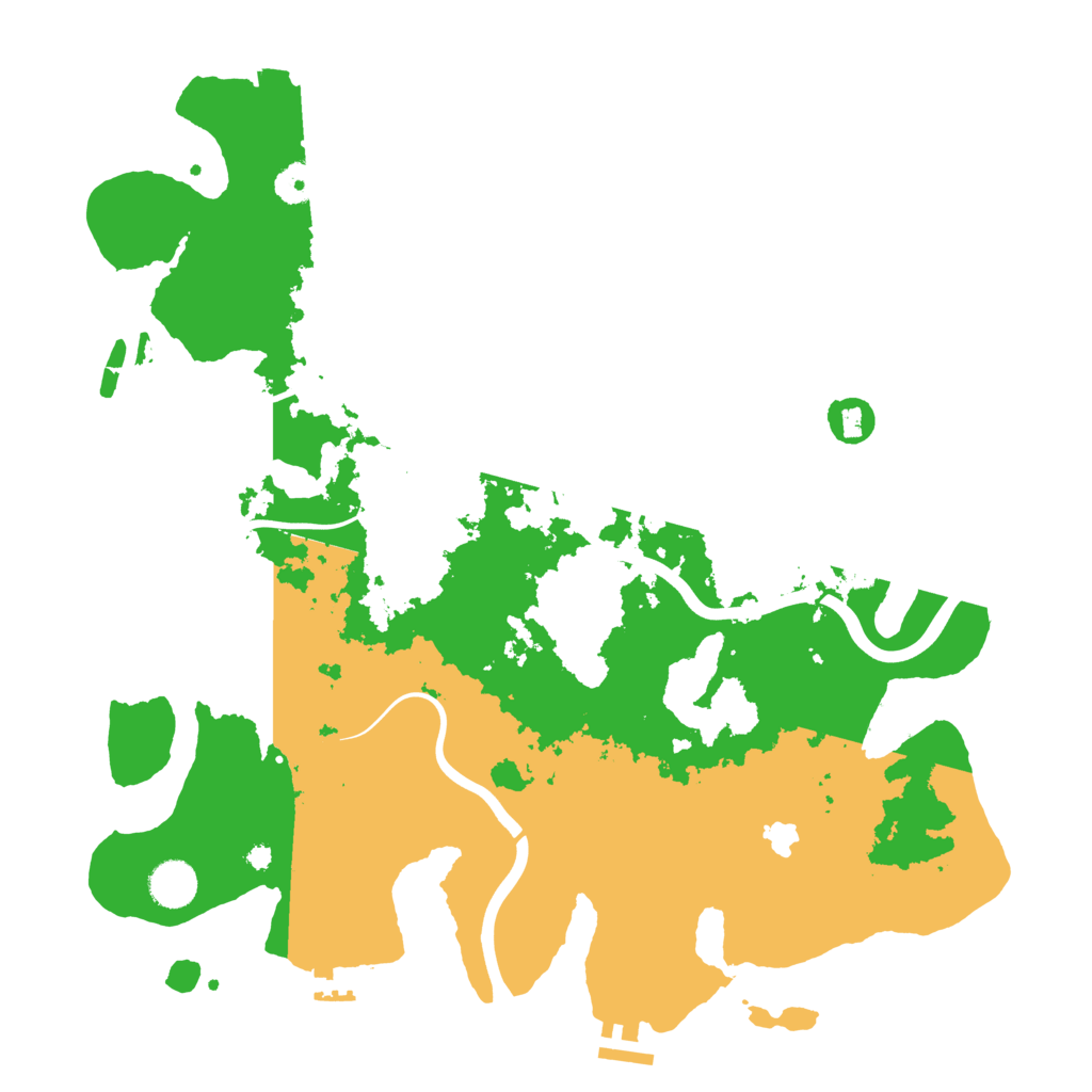 Biome Rust Map: Procedural Map, Size: 4000, Seed: 213581597