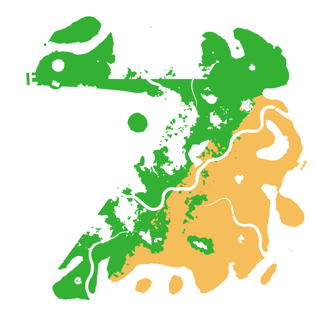 Biome Rust Map: Procedural Map, Size: 4500, Seed: 982140400