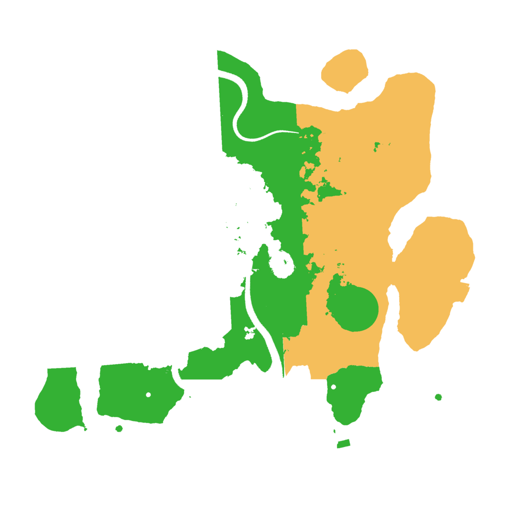 Biome Rust Map: Procedural Map, Size: 3000, Seed: 1081414513