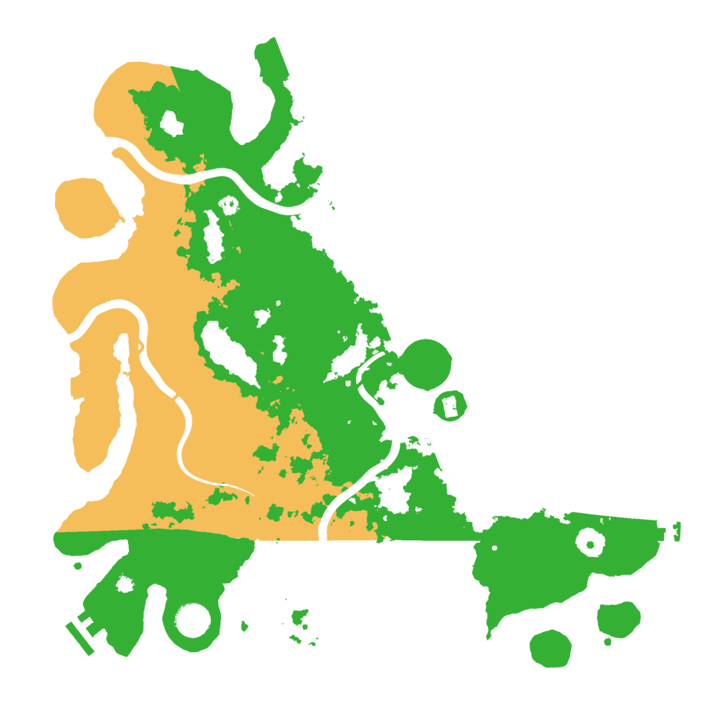 Biome Rust Map: Procedural Map, Size: 3800, Seed: 1990051927