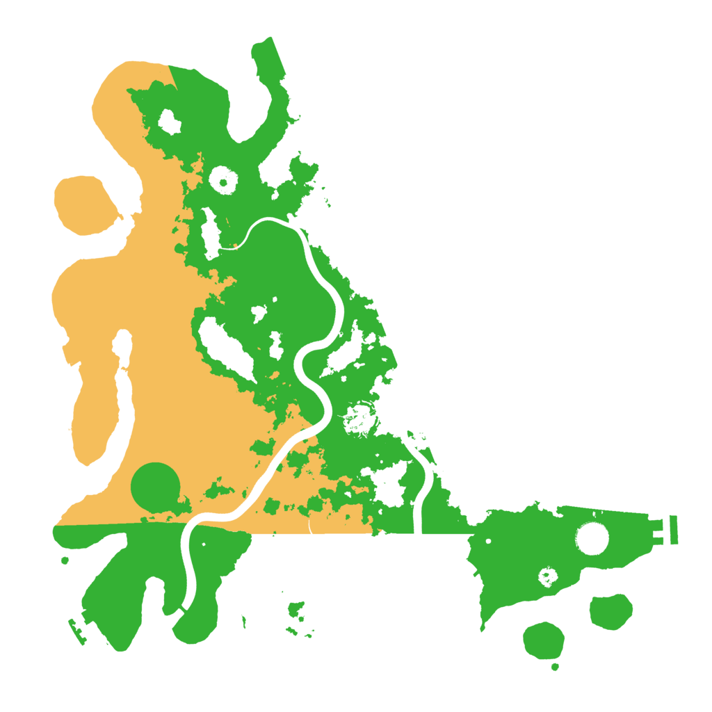 Biome Rust Map: Procedural Map, Size: 3800, Seed: 1990051927