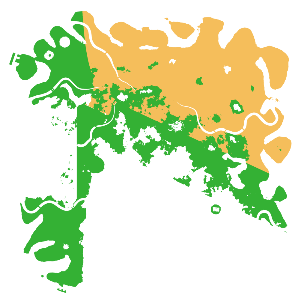 Biome Rust Map: Procedural Map, Size: 5000, Seed: 260420