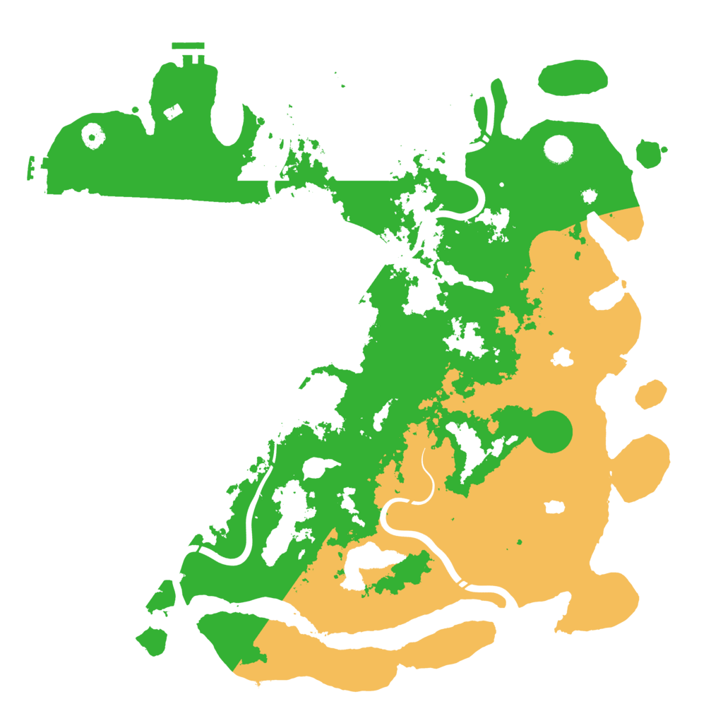 Biome Rust Map: Procedural Map, Size: 4500, Seed: 346482735