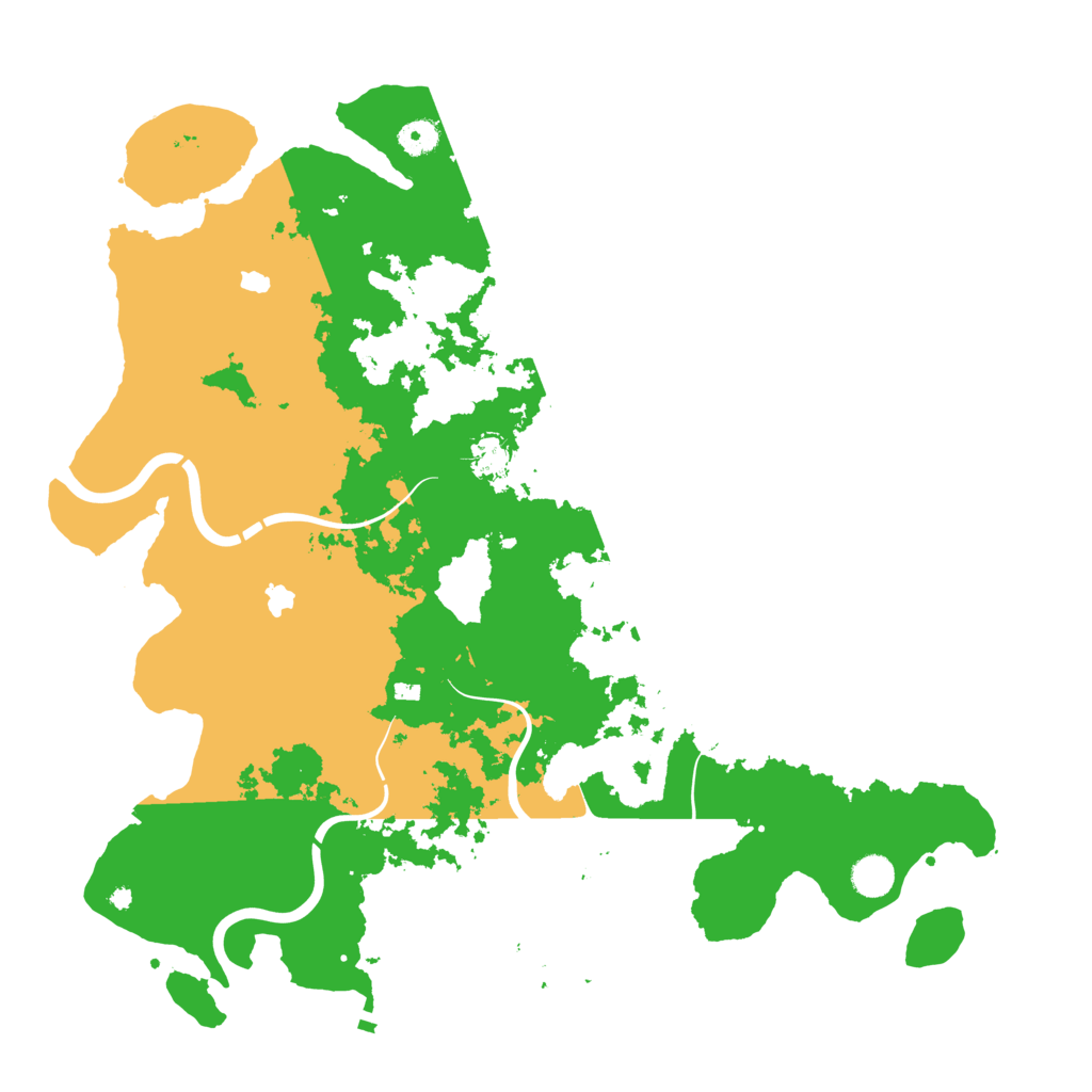 Biome Rust Map: Procedural Map, Size: 4500, Seed: 2074294198