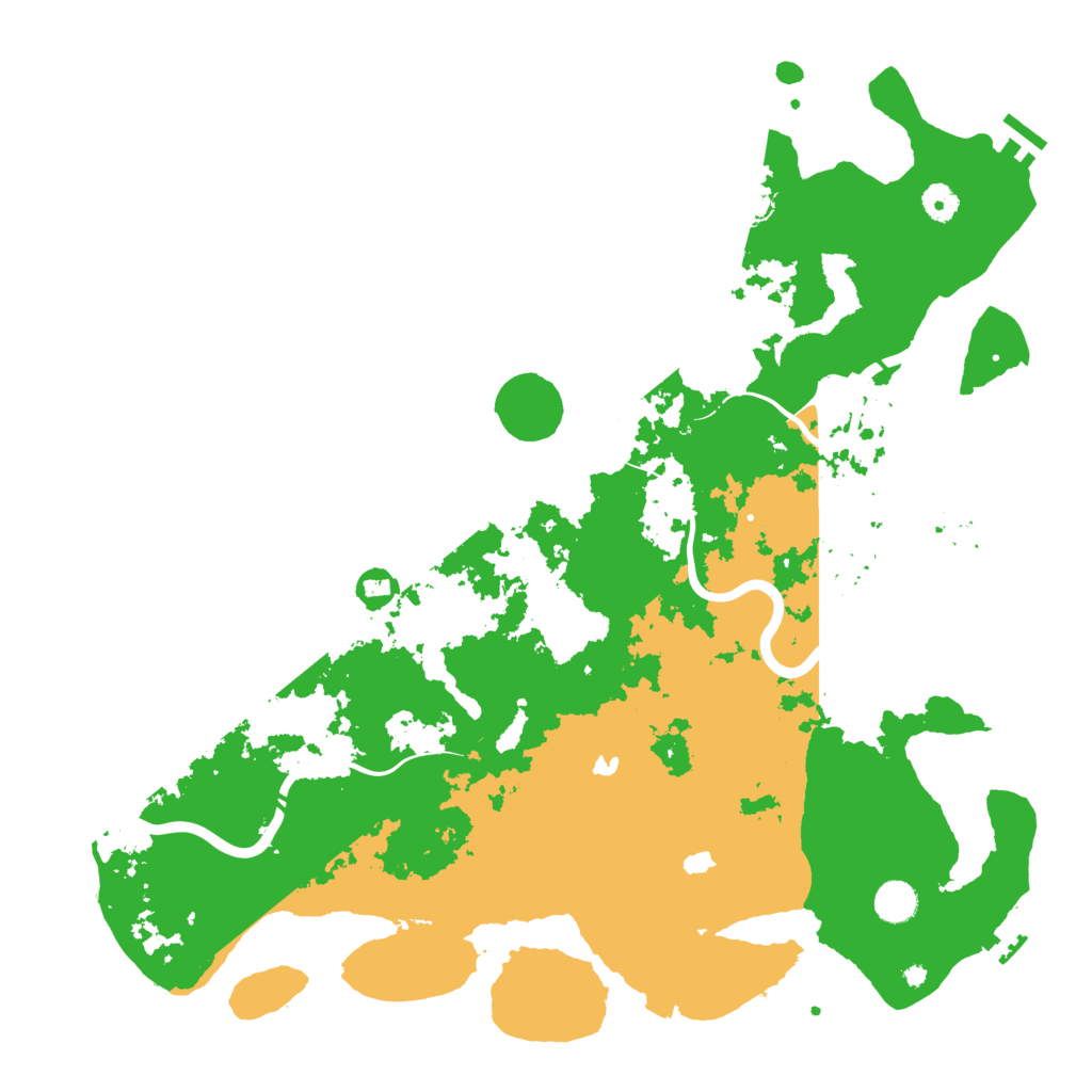 Biome Rust Map: Procedural Map, Size: 4500, Seed: 1943577167