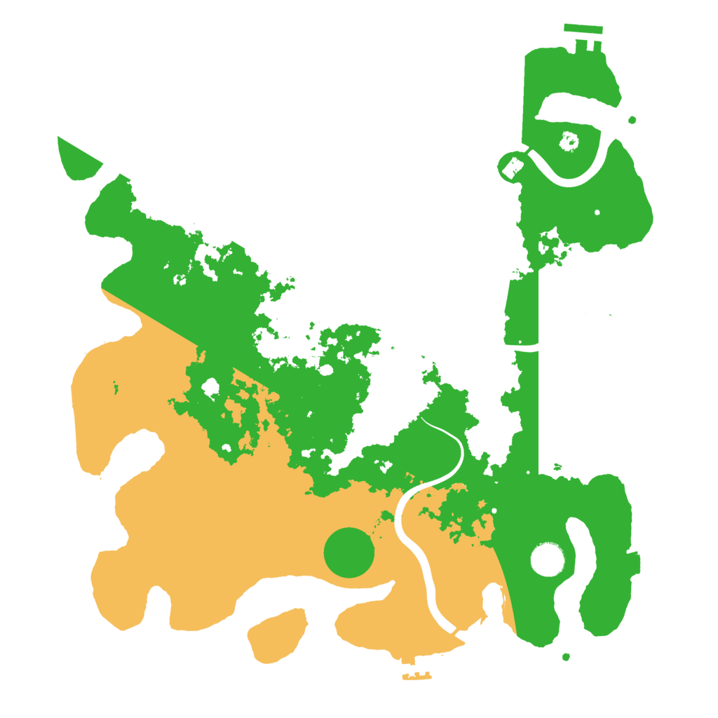 Biome Rust Map: Procedural Map, Size: 3750, Seed: 516559195