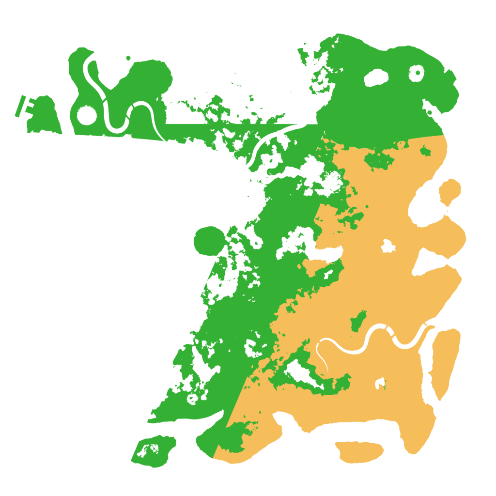 Biome Rust Map: Procedural Map, Size: 4500, Seed: 1827429887
