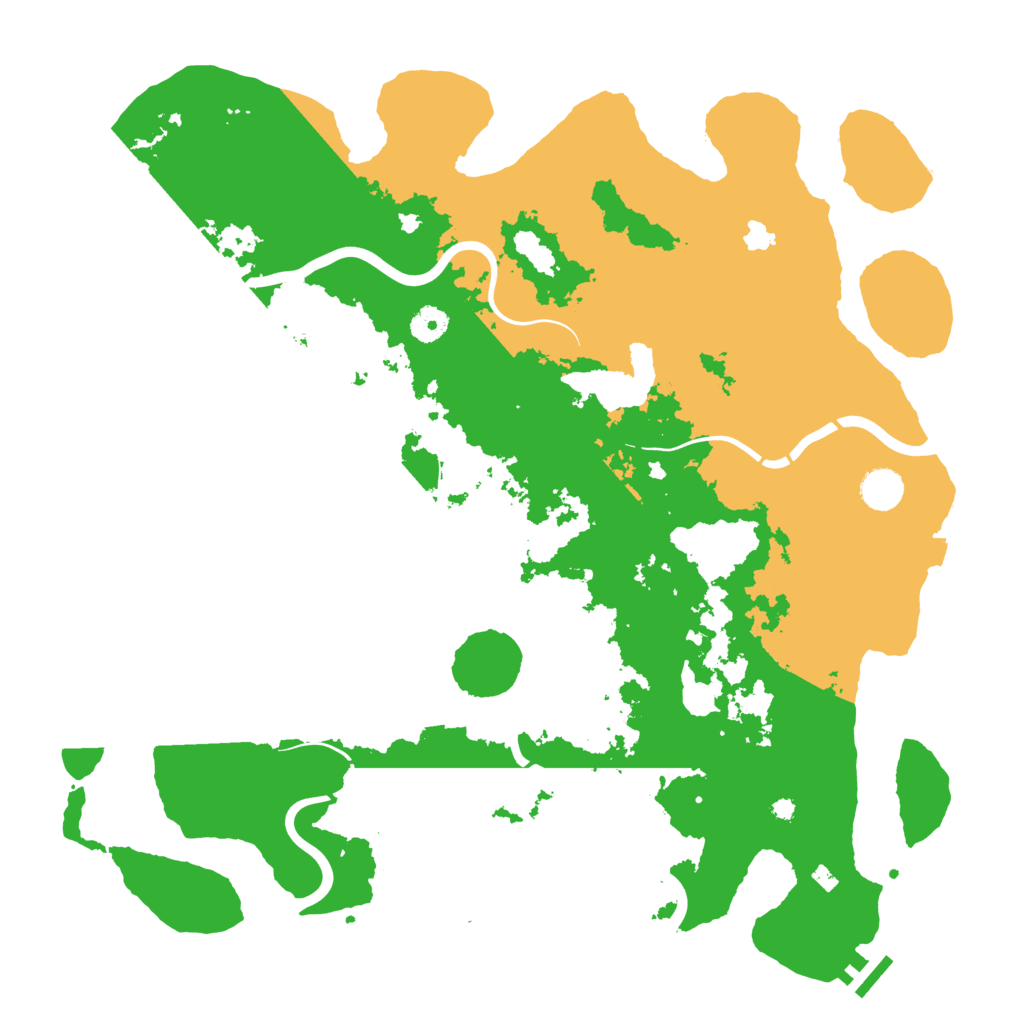Biome Rust Map: Procedural Map, Size: 4250, Seed: 1435711922