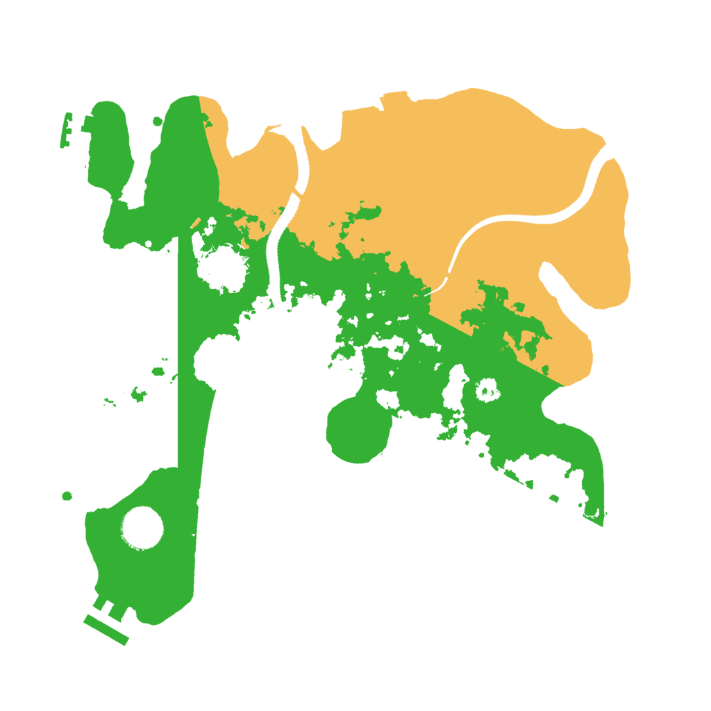 Biome Rust Map: Procedural Map, Size: 3000, Seed: 1955296622